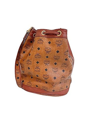 MCM MCM Leather Shoulder Bag, Brown (view 2)