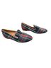 J.Crew Tweed Green Red Flats Size 6 - photo 2