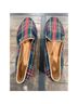 J.Crew Tweed Green Red Flats Size 6 - photo 4