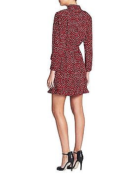 Rebecca Taylor blurry heart silk embroidered dress Cocktail Dress (view 2)