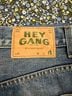 HEY GANG 100% Cotton Blue Jeans Size 28 waist - photo 4