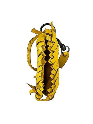 Bottega Veneta Bottega Veneta shoulder bag, Intrecciato leather, yellow, women's, z10859 (view 2)