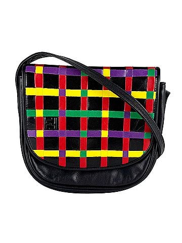Fendi Fendi FENDI Shoulder Bag Leather Black Multicolor Gold Women's z10856 (view 1)