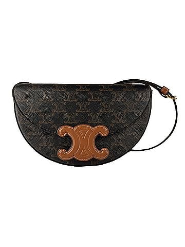 Céline Celine CELINE Shoulder Bag Cuir Triomphe Besace Leather Brown Women's z10853 (view 1)