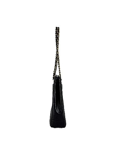 Chanel Chanel CHANEL Shoulder Bag, Caviar Leather, Metal, Black, Gold, Women's z10851 (view 2)
