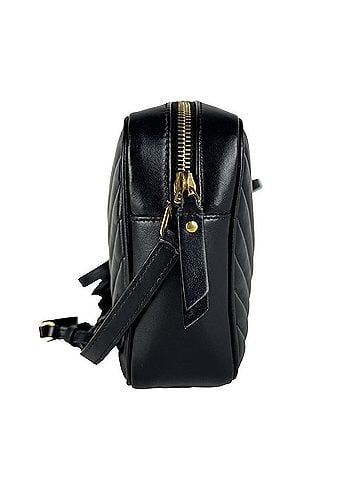 Saint Laurent Saint Laurent crossbody shoulder bag, leather, black and gold, women's, z10854 (view 2)