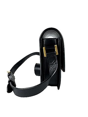 Saint Laurent Saint Laurent shoulder bag, leather, black and gold, women's, z10849 (view 2)