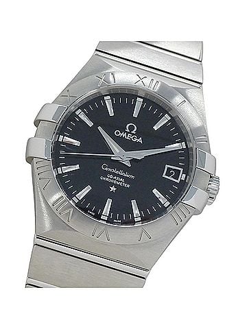 Omega Omega Constellation 123.10.35.20.01.001 Men's Watch, Brand Name, Co-Axial Chronometer, Date, Automatic Movement, Stainless Steel (SS) (view 1)