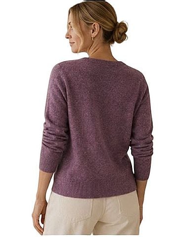 Tahari Pure Luxe Cashmere Pullover Sweater (view 2)