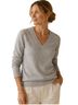 Ann Taylor 100% Cashmere Gray Cashmere Pullover Sweater Size S - photo 1