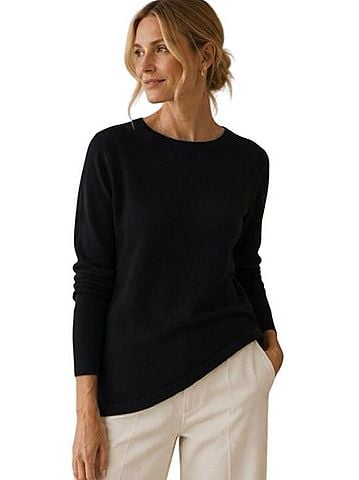 Neiman Marcus The Cashmere Collection Cashmere Pullover Sweater (view 1)