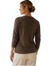 Aqua 100% Cashmere Brown Cashmere Pullover Sweater Size XS - photo 2
