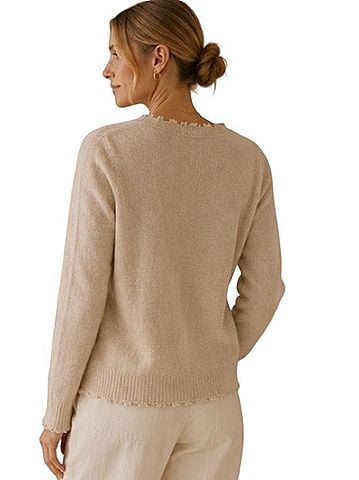 Minnie Rose Cashmere Cardigan (view 2)