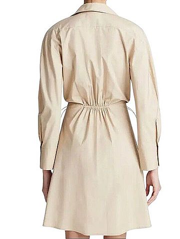 Vince. Drawcord Ruched Casual Dress (view 2)