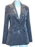 Guess Stripes Multi Color Gray Blazer Size XS - photo 1