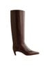 Reformation 100% Leather Brown Boots Size 5 1/2 - photo 7
