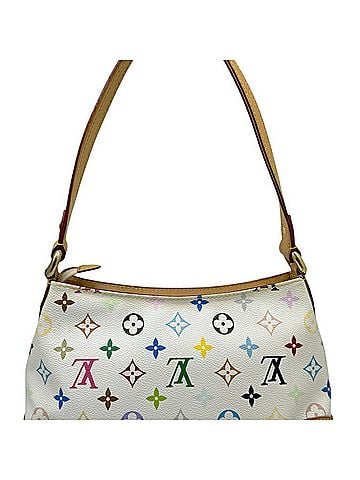 Louis Vuitton LOUIS VUITTON Louis Vuitton Monogram Multicolor Eliza Blanc M40098 Shoulder Bag White Women's (view 2)
