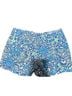 Lilly Pulitzer Floral Blue White Denim Shorts Size 0 - photo 2