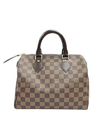 Louis Vuitton LOUIS VUITTON Speedy 25 N41532 Damier Ebene Handbag Brown Men's Women's (view 2)