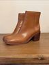 Loeffler Randall 100% Leather Brown Ankle Boots Size 6 1/2 - photo 3