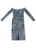 Elliatt Floral Blue Green Cocktail Dress Size S - photo 2