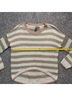Quinn Stripes Tan Pink White Casual Sweaters Size M - photo 5