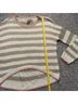Quinn Stripes Tan Pink White Casual Sweaters Size M - photo 4