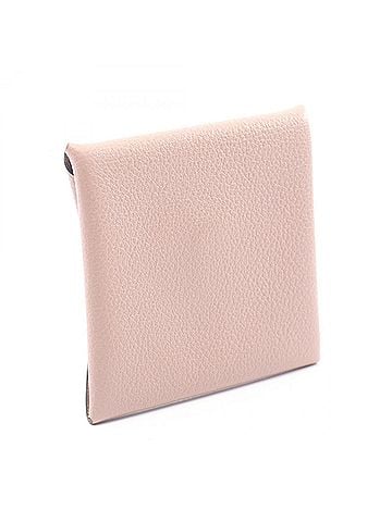 Hermès Hermes Bastia Glycine Wallet/Coin Purse Evercolor Women's Pink (view 2)