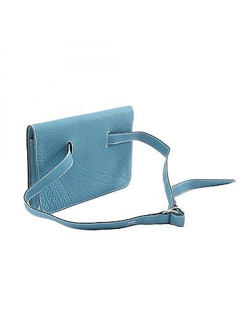 Hermès Hermes Dogon Poche Waist Bag/Body Bag/Handbag, Leather, Togo Women's, Blue (view 2)