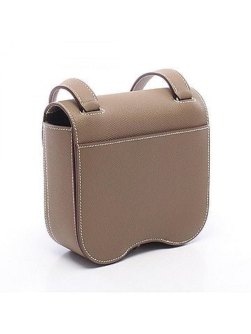 Hermès Hermes Della Cavalleria Mini Etoupe Shoulder Bag/Handbag, Leather, Veau Epsom, Women's, Gray, 082226CK (view 2)
