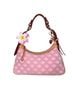 Dooney & Bourke Print Pink Brown Leather Hobo One size - photo 1