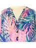 Lilly Pulitzer 100% Silk Graphic Blue Pink Green Purple Long Sleeve Blouse Size XL - photo 11