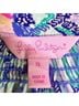 Lilly Pulitzer 100% Silk Graphic Blue Pink Green Purple Long Sleeve Blouse Size XL - photo 3
