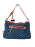 Dooney & Bourke Blue Tan Red Leather Hobo One size - photo 1