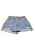 Missguided Solid Blue Denim Shorts Size XS - photo 1