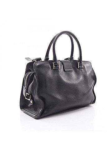 Yves Saint Laurent Yves Saint Laurent Saint Laurent Paris Baby Cabas YSL Line 2-Way Handbag Leather Women's Black 424868 (view 2)