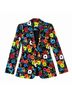 Alice + Olivia Floral Multi Color Blazer Size 6 - photo 3