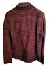 Chico's Tweed Burgundy Red Black Blazer Size M - photo 2