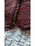 Chico's Tweed Burgundy Red Black Blazer Size M - photo 10