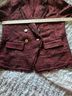 Chico's Tweed Burgundy Red Black Blazer Size M - photo 11