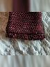 Chico's Tweed Burgundy Red Black Blazer Size M - photo 14