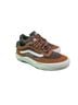 Vans Brown Green White Sneakers Size 7 - photo 2