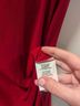 Bebe Solid Red Cocktail Dress Size XS - photo 6