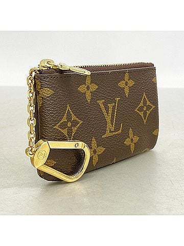 Louis Vuitton Louis Vuitton Monogram Pochette Clé Wallet/Coin Case M62650 Brown (Men's/Women's) (view 2)