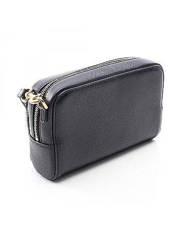 Christian Dior Christian Dior Dior Calo Double Pouch Shoulder Bag Handbag Leather Women's Black (view 2)