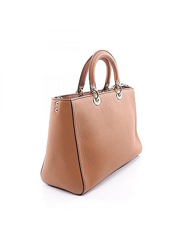 Christian Dior Christian Dior Dior Lady D-Sire Large 2-Way Handbag, Leather, Women's, Brown (view 2)