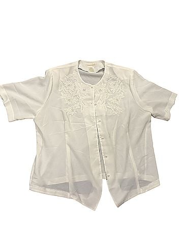 Christie & Jill Short Sleeve Blouse (view 1)