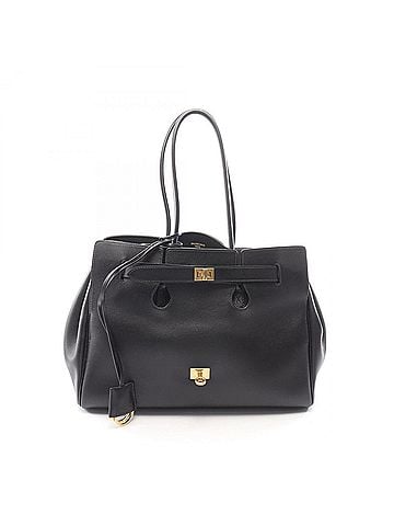 Balenciaga Balenciaga Bel Air Medium Carryall Tote Bag Handbag Leather Women's Black 8054812 (view 1)