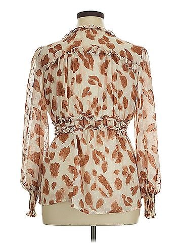Peach Peach Long Sleeve Blouse (view 2)