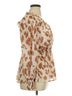 Peach Brown Peach Long Sleeve Blouse Size 1X - photo 3